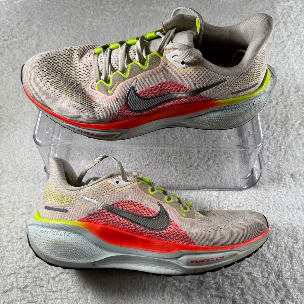 Nike Air Zoom Pegasus 41 Summit White Crimson Women Size 8 Running Shoes Athlete